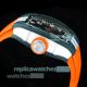 Swiss Clone Richard Mille RM029 Green Carbon Fiber Le Mans Orange Rubber Strap Watch (5)_th.jpg
